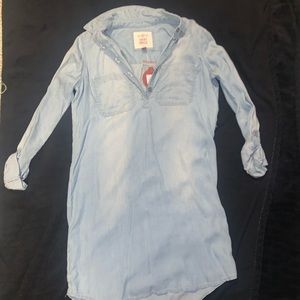 Denim shirt dress!
